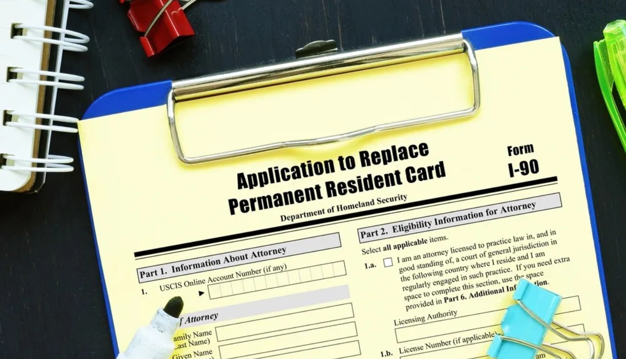 Form I-90 - mẫu đơn xin gia hạn thẻ xanh EB-2